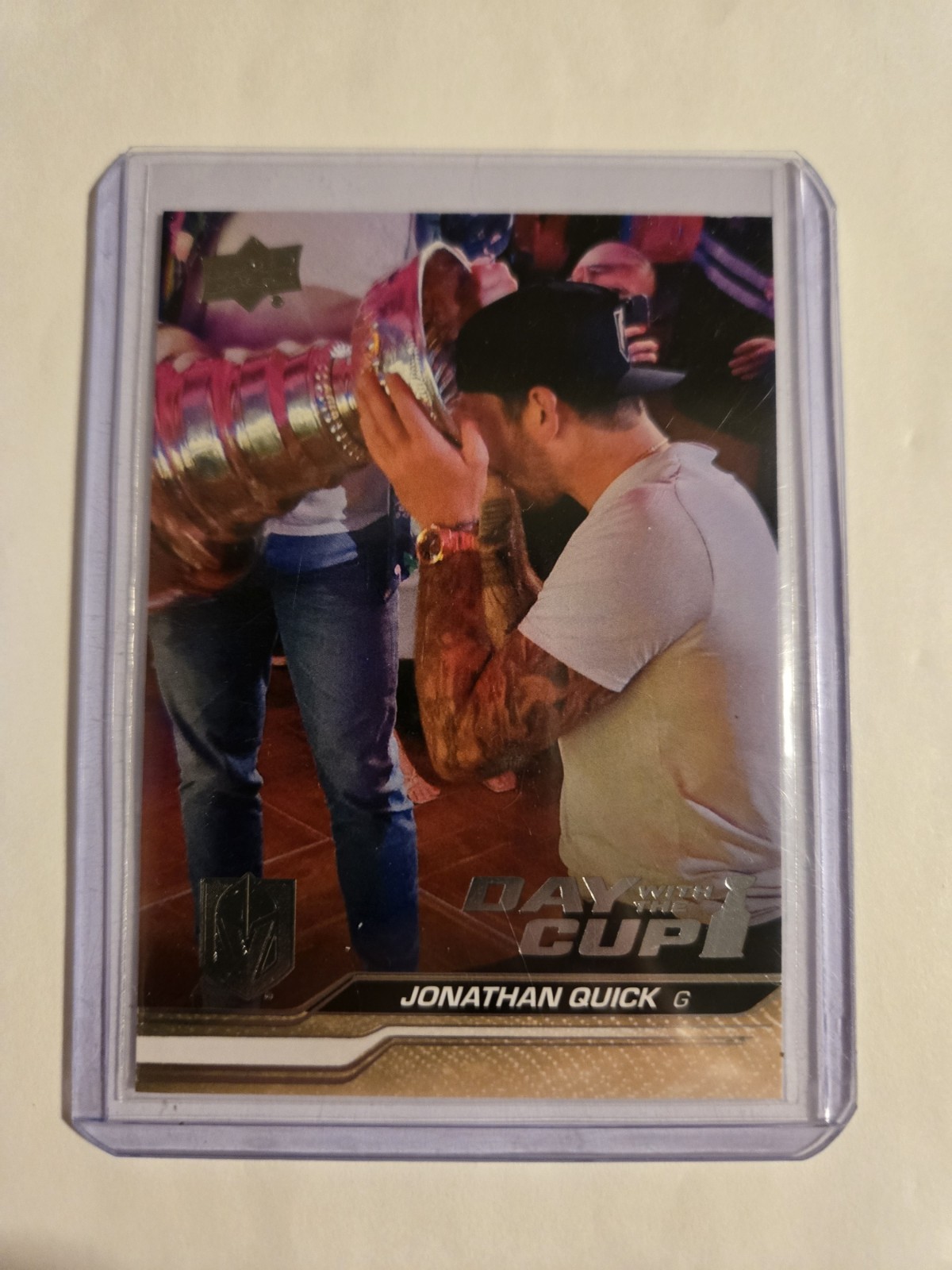 2023-24 Upper Deck Series 2 Day with the Cup Jonathan Quick #DC12 Vegas SSP