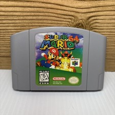 Super Mario 64 Nintendo N64, 1996 Cartridge - Cleaned/working