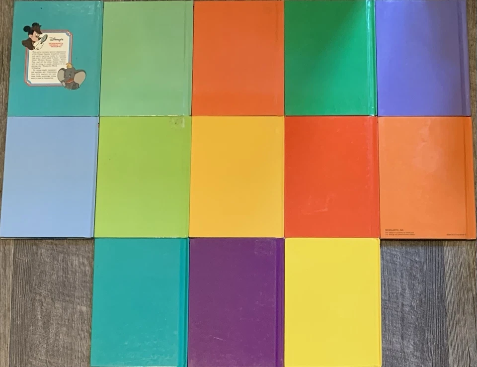 Lot Of 13: 1st Ed. Walt Disney’s Wondeful World Of Reading Books Set; VERY GOOD! - Image 2 of 3