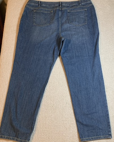 J. Jill Boyfriend Jeans Womens Size 18 Med Wash Relaxed Fit 100% Cotton Denim - Bild 11 von 12