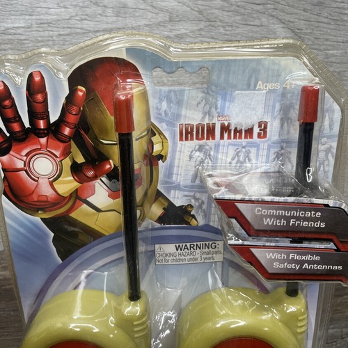 Marvel Avengers Iron Man 3 Walkie Talkie Set Kinder Superhelden Spielzeug Neu 2013 - Bild 2 von 9