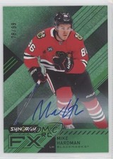 2021-22 Upper Deck Synergy FX Rookies Green 78/99 Mike Hardman #FXR-MH Auto 12v7