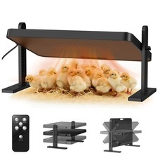 Chick Brooder Heater Plate: Adjustable Temp, 12H Timer, Height  Angle