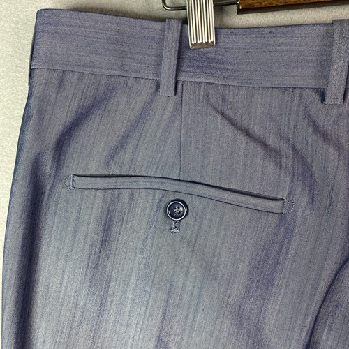 Caravelli Dress Pants Men's Size 38 Waist Indigo Harry Slim Fit Unhemmed NWT - Picture 9 of 12