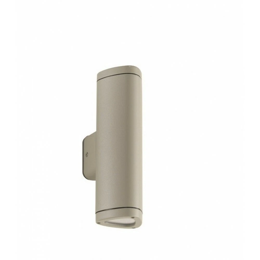 Applique LED Da Esterni ELC Fijona | Moderna In Alluminio Nero IP44 | Con Lampadina GU10 5W Inclusa | Luce Indiretta Per Giardino E Facciata