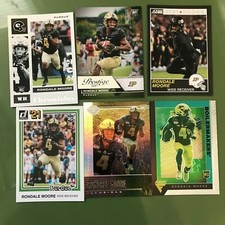 Rondale Moore 2021 Panini Chronicles Base RC Lot 6 Flux Illusions Prestige Score
