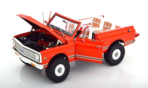 Chevrolet K5 Blazer Highlander Edition 1972 rojo/blanco 1:18 GMP/ACME - Imagen 4 de 5