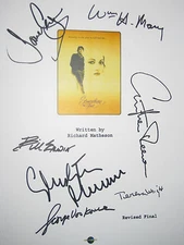 Somewhere In Time Signed Movie Script X7 Christopher Reeve Plummer Macy reprint