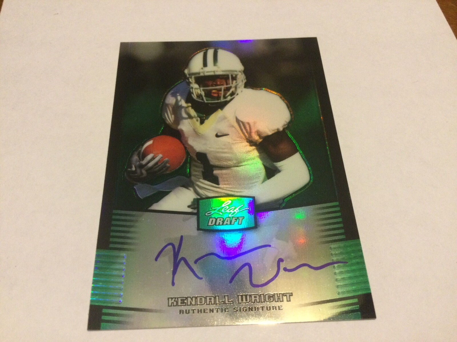 2012 Leaf Metal Draft Kendall Wright Rookie Auto RC #4/10 Arkansas Razorbacks