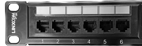 Panneau de patch réseau 24 ports 1U Cat6 UTP IDC - Photo 4/6