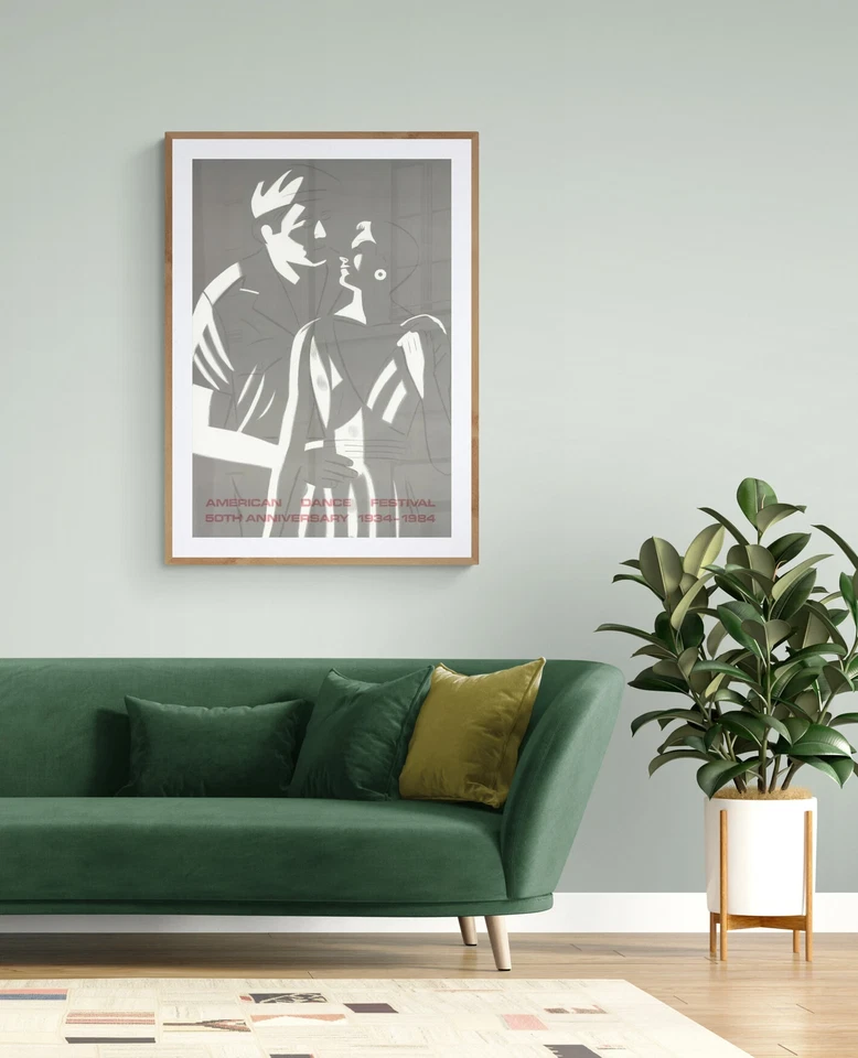 ALEX KATZ Sunset-American Dance Festival 37.5" x 25.5" Lithograph 1984 Pop Art G - Image 2 of 2