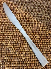 Cambridge Stainless Curved Tip ARDEN SATIN Modern Solid Dinner Knife 9 1/8" 