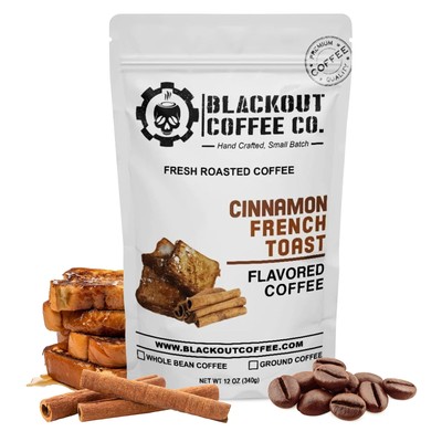 Blackout Coffee Cinnamon French Toast Medium Roast 12 oz Ground Coffee