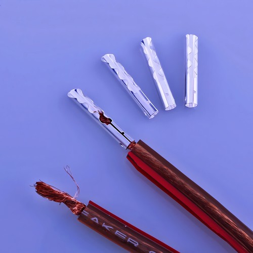 8pc 4mm Silver Plated Copper Speaker Wire Cable BFA Z-Type Banana Plug Connector - Picture 9 of 11