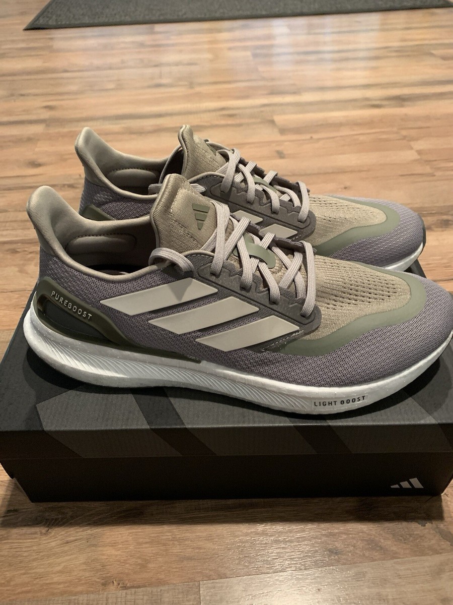 Adidas Pureboost 5 Silver Pebble/Wonder Beige/Olive Strata  display picture 1