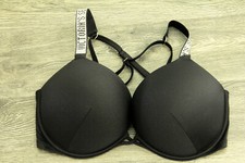 VICTORIA'S SECRET Shine Strap Bombshell Add-2-Cups Push-Up Swim Bra Top 36 D