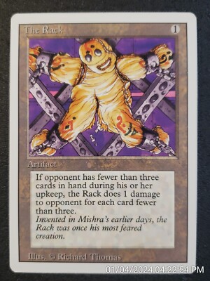 The Rack Revised NM Artifact Uncommon MAGIC THE GATHERING MTG CARD  (DS3D1B9)