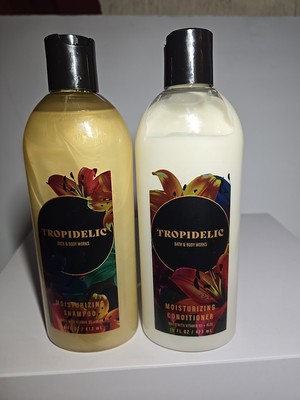 Bath & Body Works TROPIDELIC Shampoo & Conditioner 16 Fl Oz Each W/ Vit B & Aloe