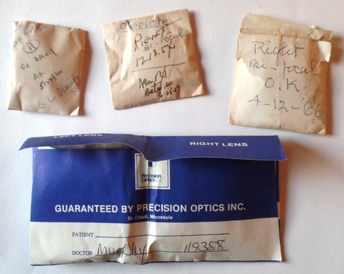 Antique Vintage Different Size & Style Optical Lenses