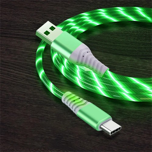 LED LIGHT USB CABLE Data Sync Charging Cord For iPhone & Type-C & Micro New - Picture 13 of 13