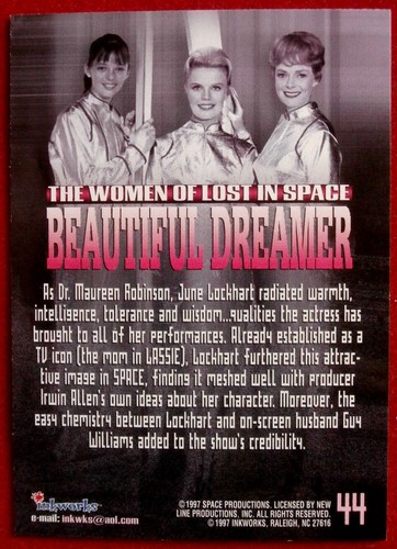 LOST IN SPACE - Card #044 - BEAUTIFUL DREAMER - Inkworks 1997 - Picture 2 of 2