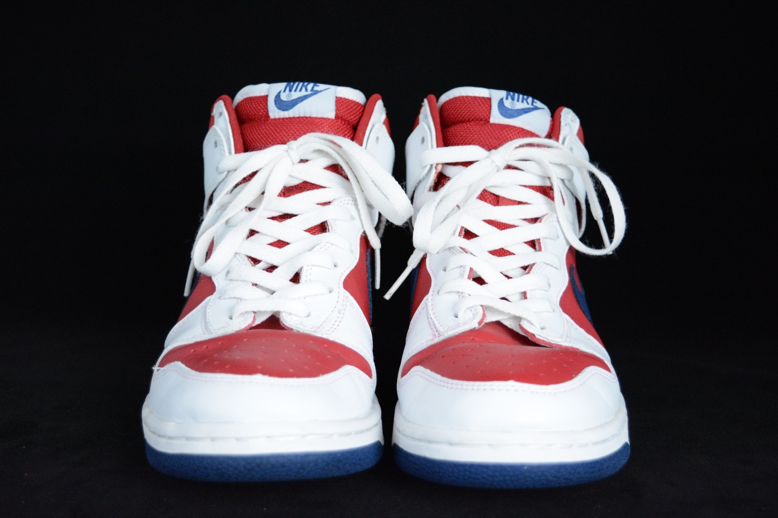 2003 NIKE DUNK HIGH LA CLIPPERS WHITE RAPID BLUE RED 305287-141 9.5 LOS ANGELES image 3