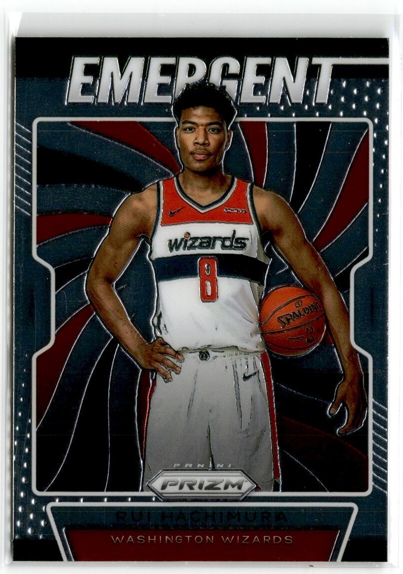2019-20 Panini Prizm Emergent Rui Hachimura #21 RC Washington Wizards