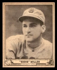 1940 Play Ball Baseball #56 Eddie Miller VG/EX *d4