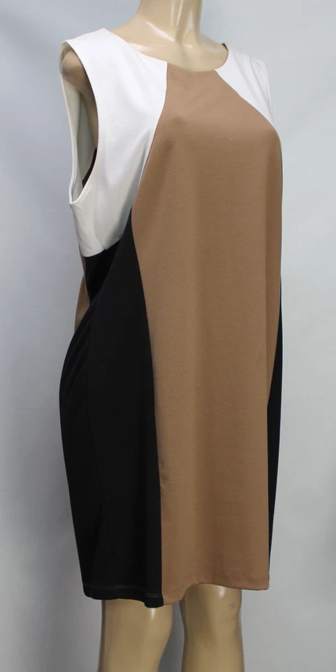 Vestido para mujer Kiara elástico sin mangas multicolor talla XXL Foto 3 de 4