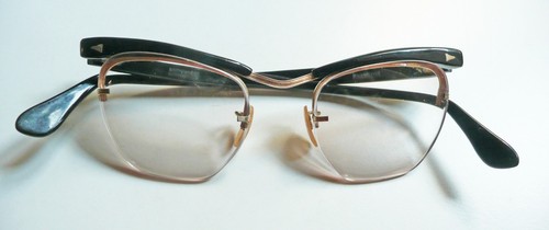 Metalvista anni '40/50 montatura per occhiali vintage in celluloide cat eye  | eBay