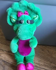 Baby Bop Vintage 1992 Lyons Group Plush Barney The Dinosaur Green Friend 14"