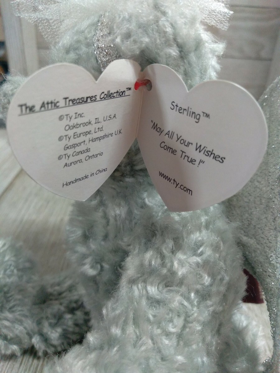 Ty Beanie Baby Attic Treasures Collection Sterling Silver