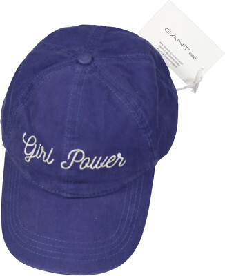 NEU! GANT Damen R1. GIRL POWER Baseballkappe, blau, ONESIZE