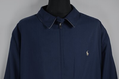 Polo Ralph Lauren Men's Navy Blue Harrington Jacket size 4X