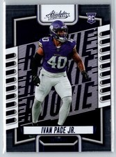 2023 PANINI ABSOLUTE BLUE IVAN PACE JR. RC MINNESOTA VIKINGS #144