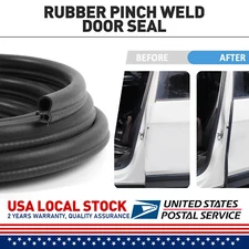 6M Pinch Weld Rubber Seal Trim Soundproof & Waterproof Door Window Boot BLACK