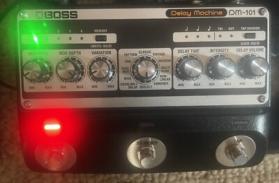 Boss DM-101 Delay Machine Guitar Effects Pedal Mint Free Shipping