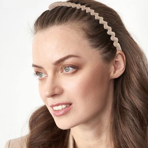 8PCS-Non Slip Fashion Effortless Plastic Headbands w/ Teeth Comb Skinny HairBand - Picture 10 of 18