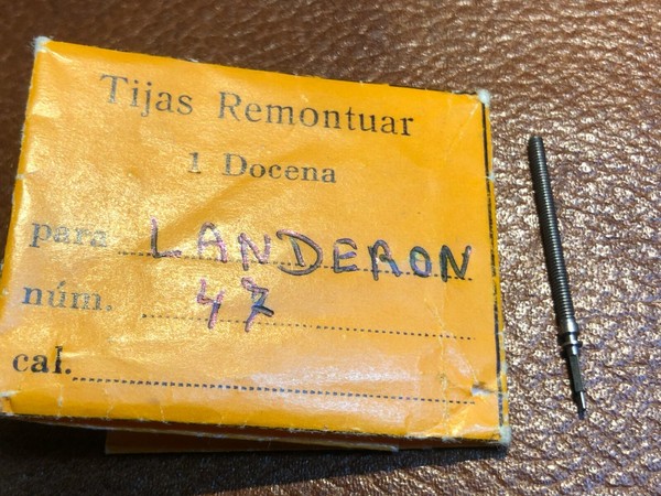 Landeron 47  stem, Tija, tige de remontoir, Landeron 47, Swiss MADE