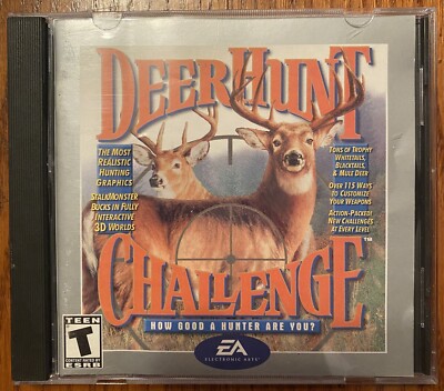 Deer Hunt Challenge (PC, 1999) Used CD EA Games