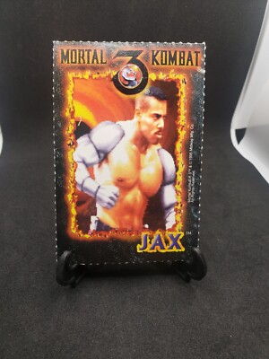 1995 MIDWAY MORTAL KOMBAT 3 MK3 SNES Super Nintendo JAX Promo Card