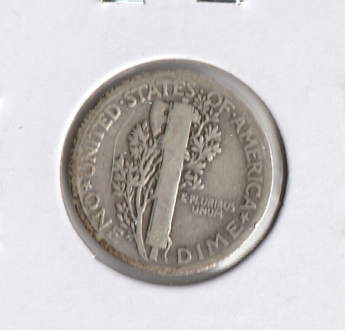 Moneda Estados Unidos 10 Céntimos (Mercurio) 1924 KM140, plata - Imagen 2 de 4
