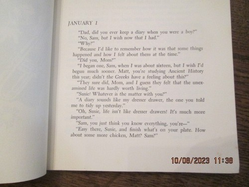 Sam's Secret Journal by Elizabeth Yates 1964 PB Rare OOP - Picture 4 of 7