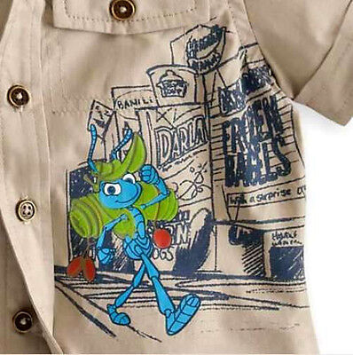 Disney A Bug's Life Flik Size 0-3 3-6 6-12 AND 12-18 Months Disney A Bug's Life Flik Size 0-3 3-6 6-12 AND 12-18 Months