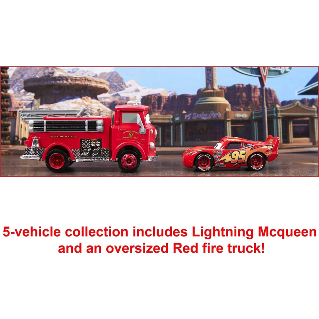 Cars Disney and Pixar Vehicle 5-Pack Collection 4 Characters & 1