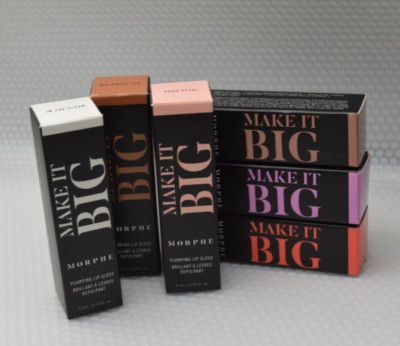 Morphe  Make it Big Plumping Lip Gloss 0.13fl.oz/4ml (choose)