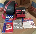 Vintage Polaroid RED 600 Cool Cam Instant Film Camera Strap Bag (UK Made)