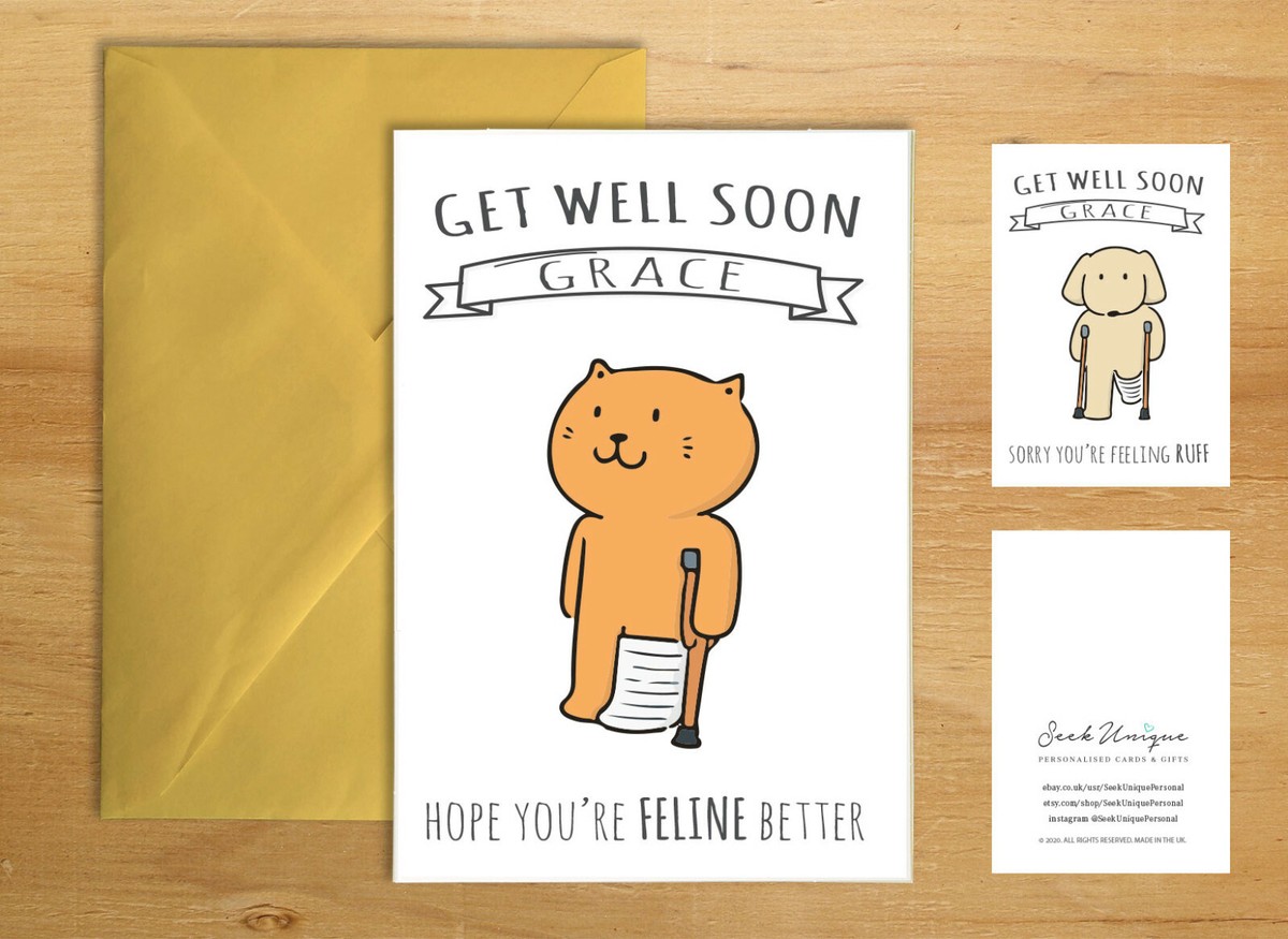 Funny Get Well Soon Cards For Kids