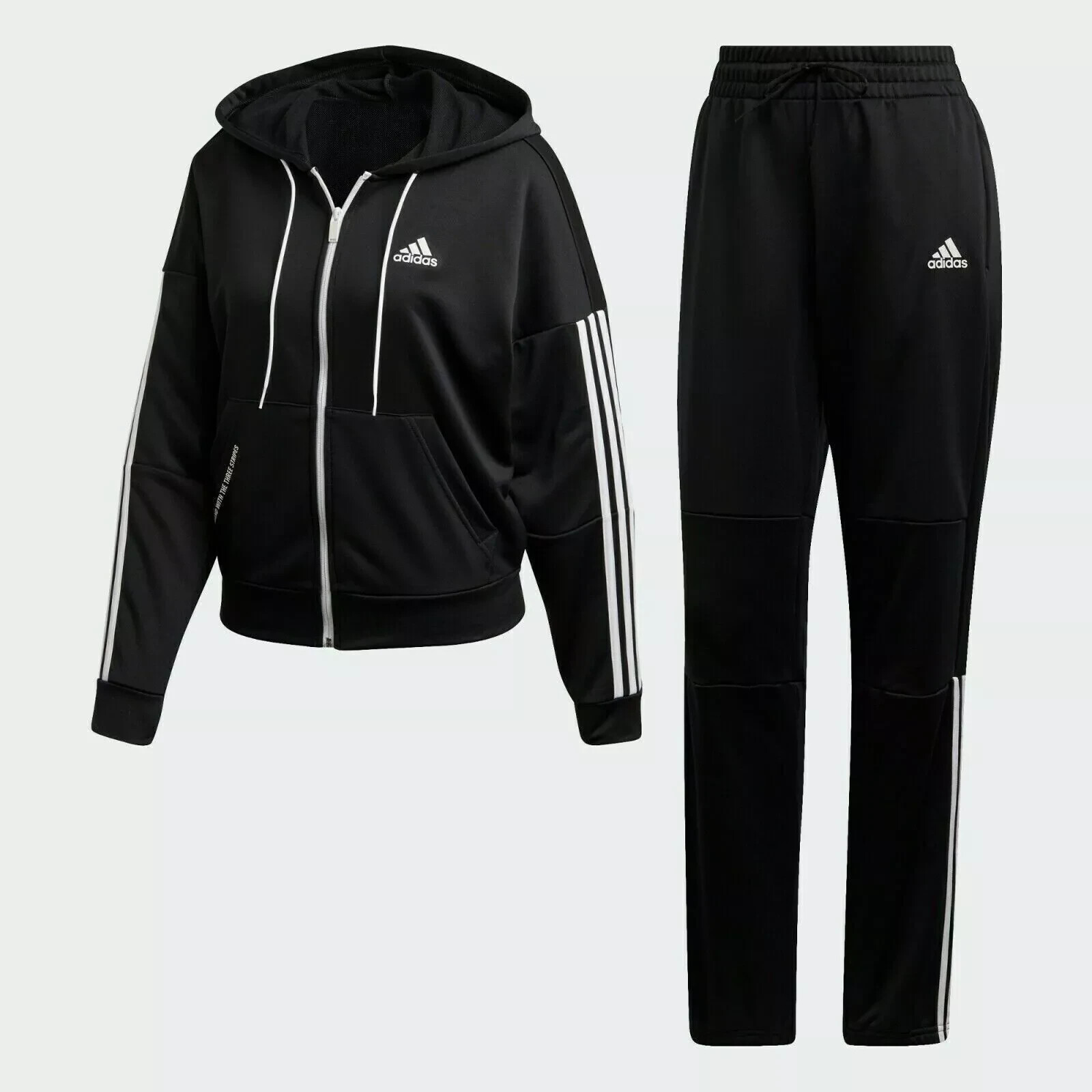 adidas Women's Game Time AEROREADY Track Suit Pant & Jacket FS6179 Size S, M