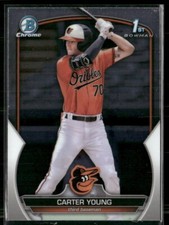 2023 Bowman Chrome Prospects #BCP-183 Carter Young  Baltimore Orioles